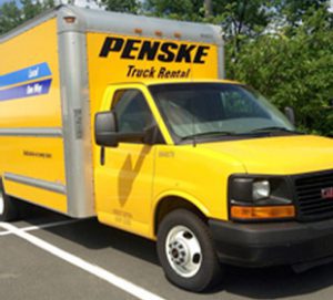 penske truck rental yellow truck