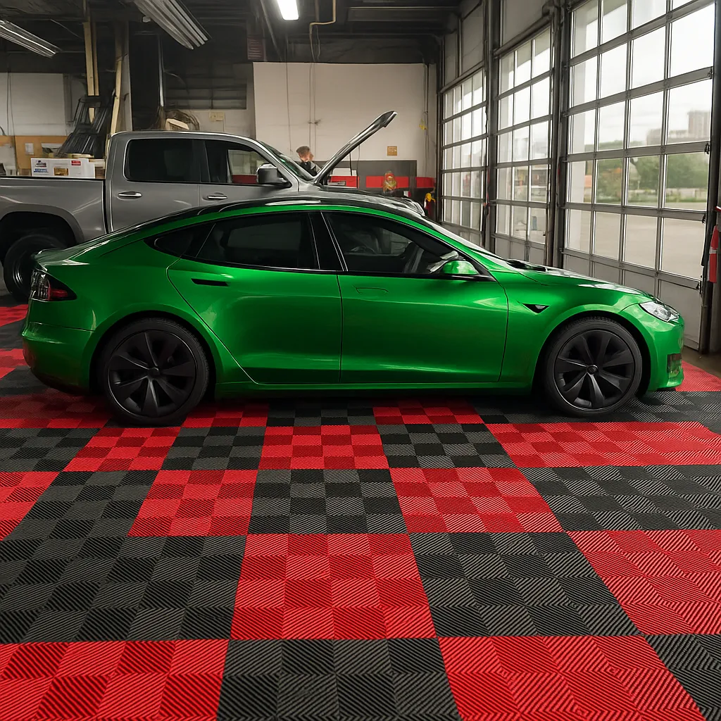 The Process Of Installing A Tesla Color Change Wrap In Naperville Naperville, Il &Amp; Countryside, Il | Z Tech Window Tint Ppf Wraps Ceramic Coating Images 1 1 1 2